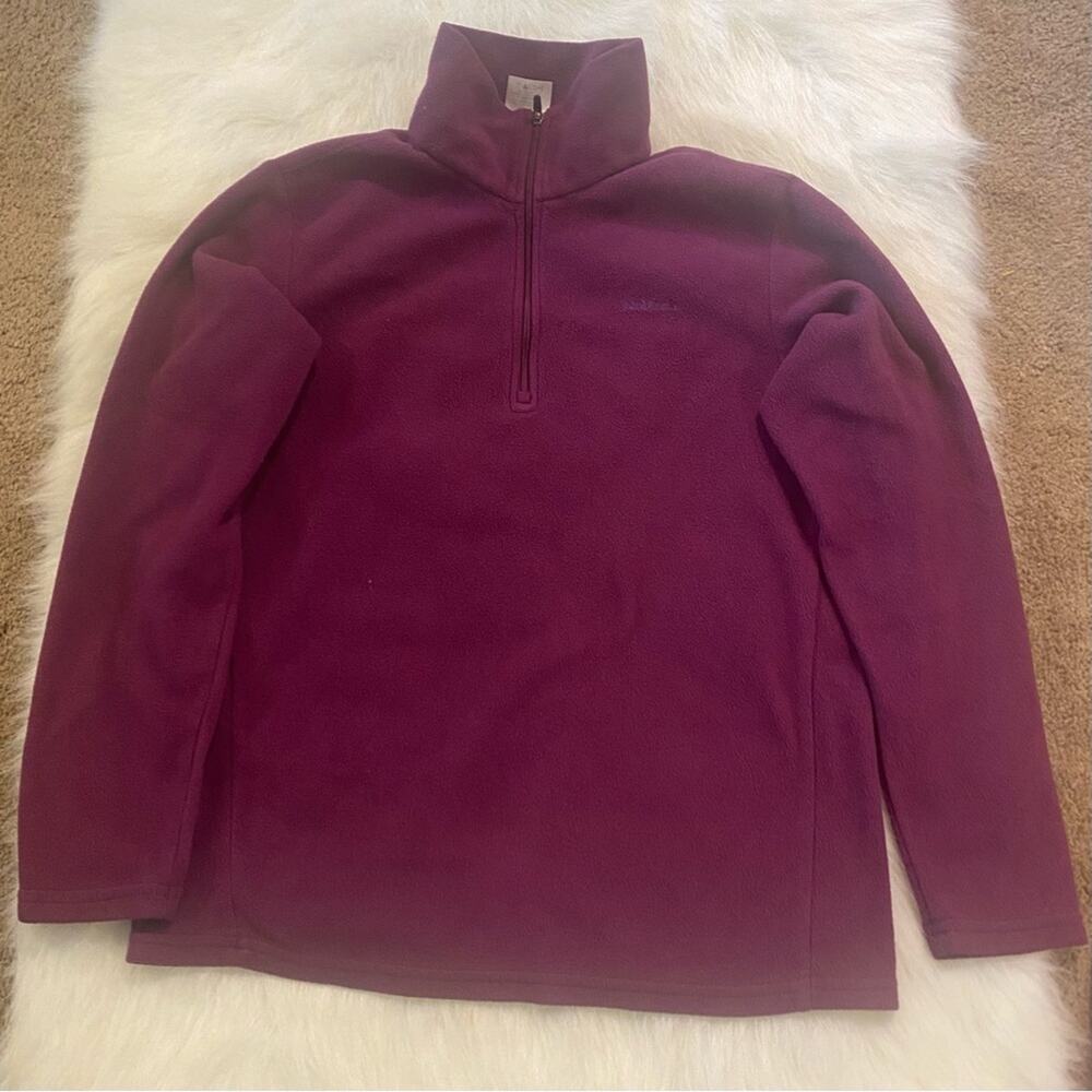 Patagonia Synchilla Women’s Purple 1/4 Zip Light Fleece Pullover Jacket Size XS